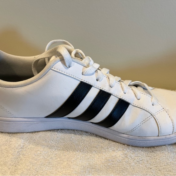 ADIDAS White & Black Grand Court Sneakers: Men’s 11.5 - Picture 7 of 10